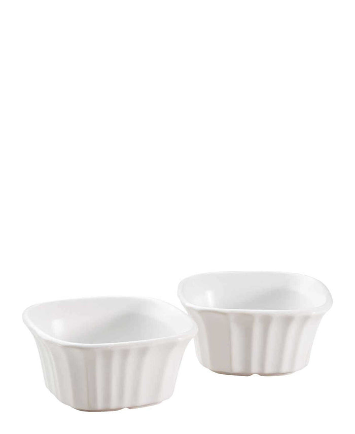 Corningware French Square Ramekins - White