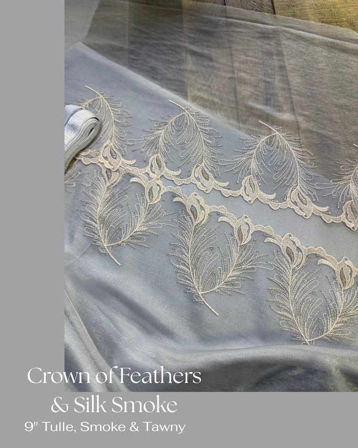 Crown of Feathers Tulle Lace Bra Kit