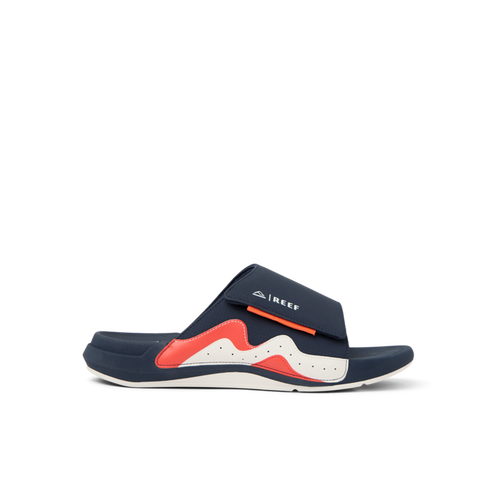 Cruiser Slide - Navy/White/Orange - Right Side View