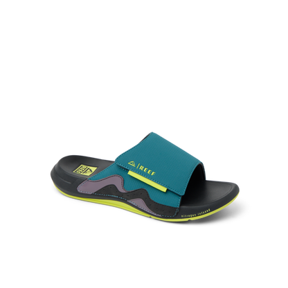 Cruiser Slide - Ocean/Lime/Purple - Main View