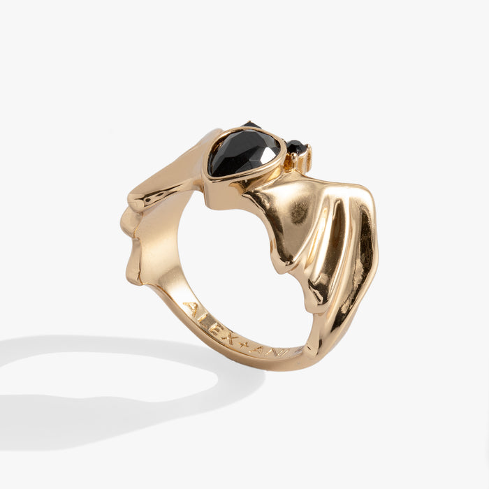 Crystal Bat Ring