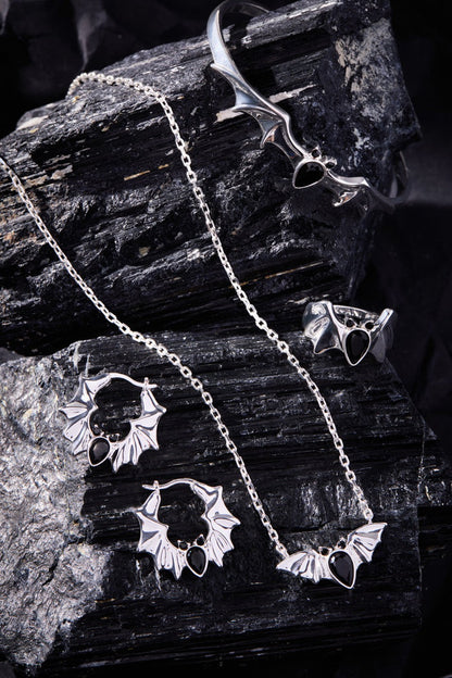 Crystal Bat Ring