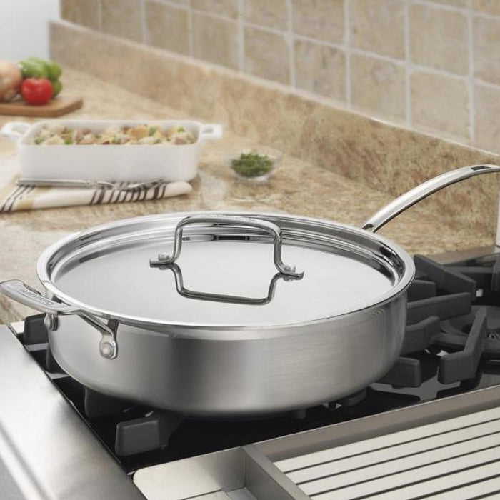 Cuisinart MultiCladPro Saute Pan w/Lid: 5.5 QT