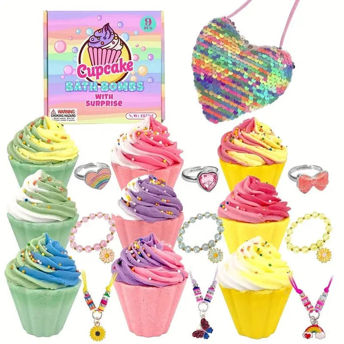 Cupcake Bath Bombs with Surprise - 260 Broadway Boutique