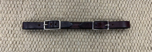 CURB STRAP - CS06 - 5/8" Double Buckle Brown