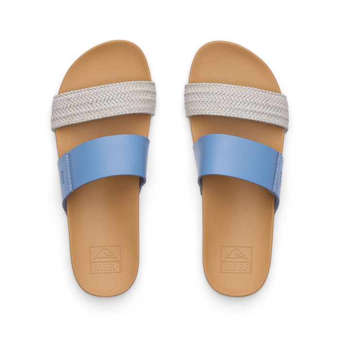 Cushion Vista - Blue Duo Braid - Top View