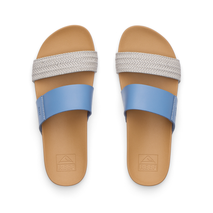 Cushion Vista - Blue Duo Braid - Top View