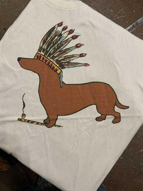 Dachshund Weenie Dog Headdress Tee