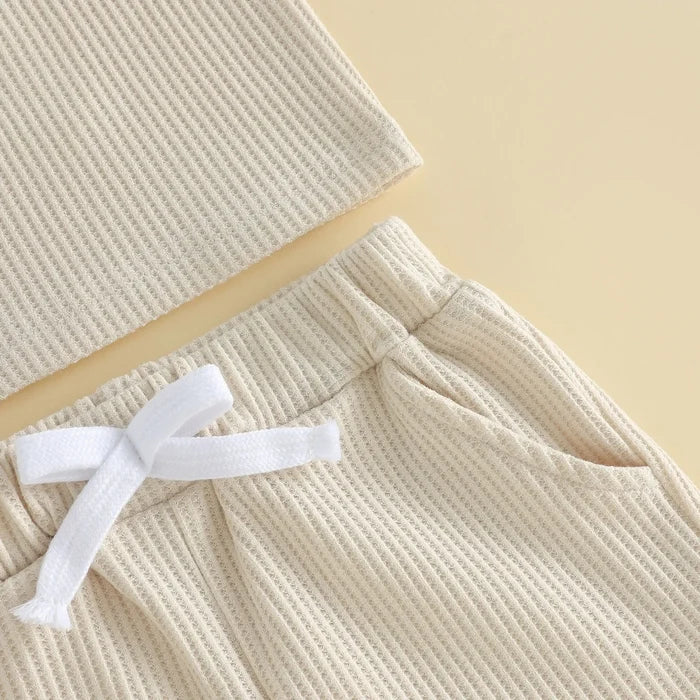 DADDY'S CADDY Waffle Knit Outfit