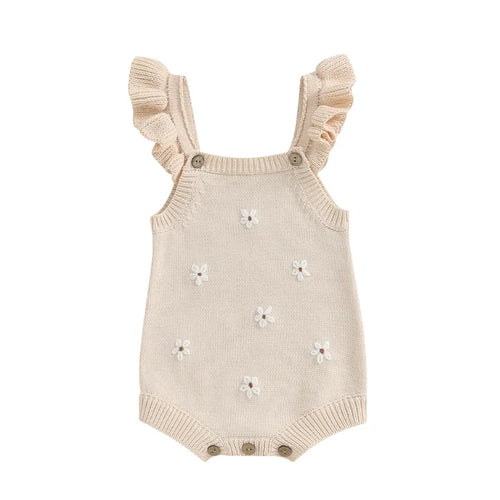 DAISY Knitted Ruffle Romper