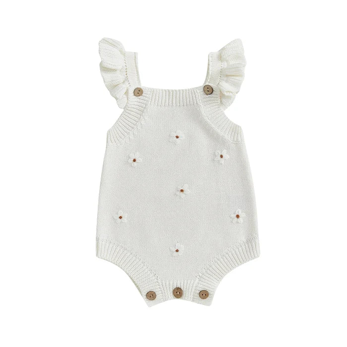 DAISY Knitted Ruffle Romper