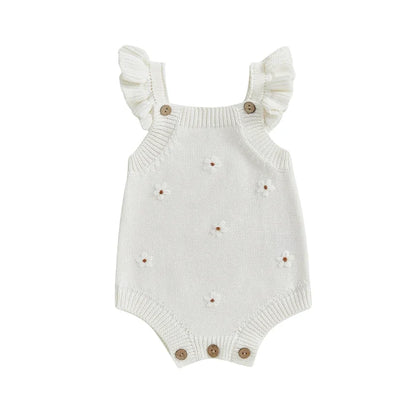 DAISY Knitted Ruffle Romper