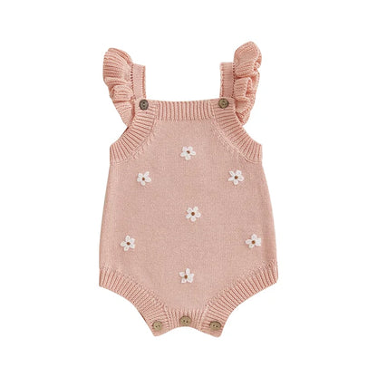 DAISY Knitted Ruffle Romper