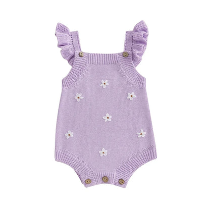 DAISY Knitted Ruffle Romper