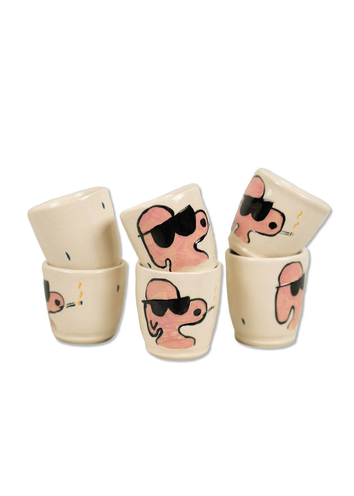 Danny D x INR: Snoopy Cortado Cup - Iron & Resin