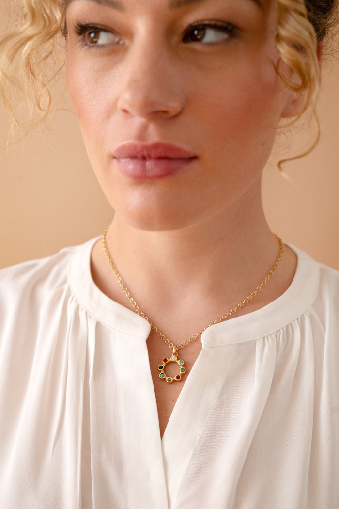 Daughter Hidden Message Acrostic Necklace