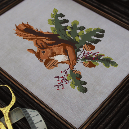Diana Bloom Designs - In The Oak Leaves - Chart and/or Roxy Floss