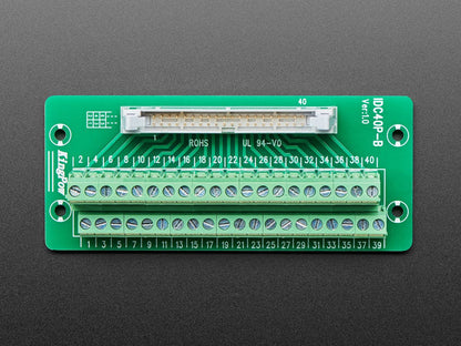 DIN Rail 2x20 IDC to Terminal Block Adapter Breakout by The Pi Hut - The Pi Hut
