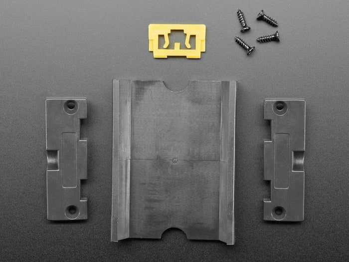 DIN Rail Generic PCB Holder - 50x80mm by The Pi Hut - The Pi Hut