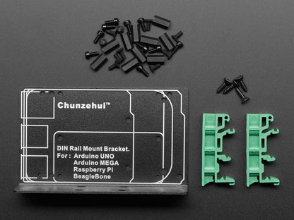 DIN Rail Mount Bracket for Raspberry Pi / BeagleBone / Arduino by The Pi Hut - The Pi Hut