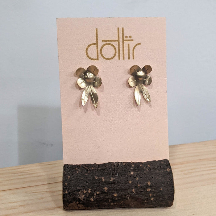 Dottir Brette Earrings | Brass