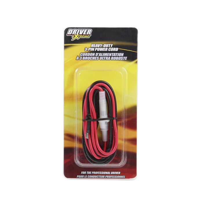 Driver Extreme Heavy Duty 3-Pin Power Cord | Right Channel Radios