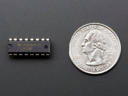 Dual H-Bridge Motor Driver for DC or Steppers - 600mA - L293D by The Pi Hut - The Pi Hut