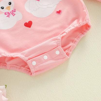 DUCKY PRINCESS Long-Sleeve Onesie