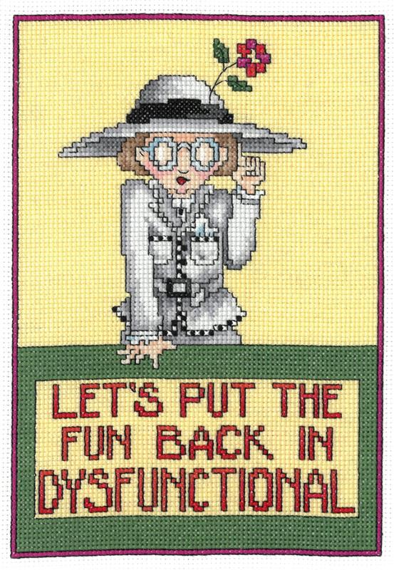 Dysfunctional Counted Cross Stitch Kit