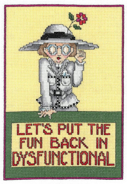 Dysfunctional Counted Cross Stitch Kit