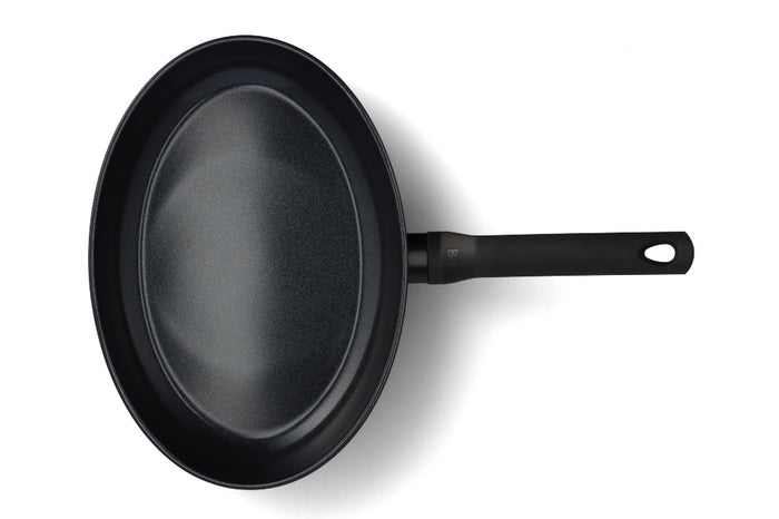 Easy Induction vispan 32 cm zwart bovenaanzicht