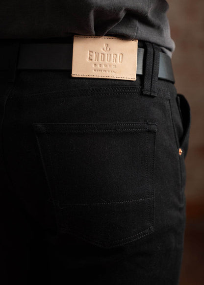 Enduro Denim Jeans in Black - Iron & Resin