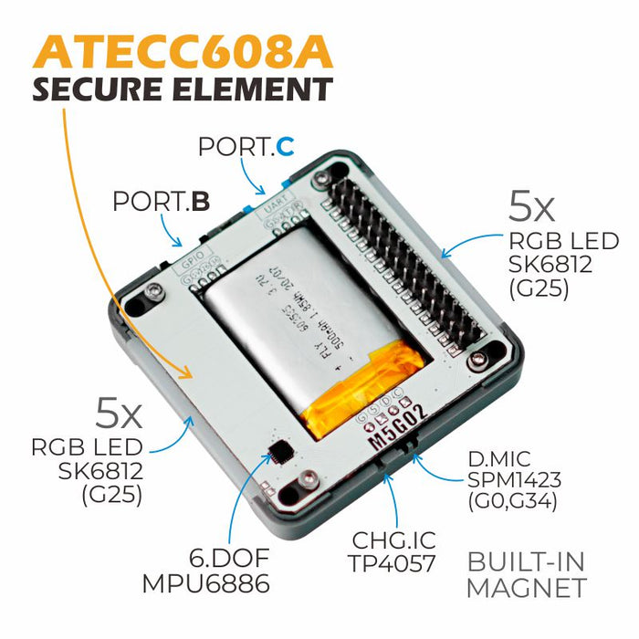M5Stack Core2 ESP32 IoT Development Kit for AWS IoT EduKit - m5stack-store