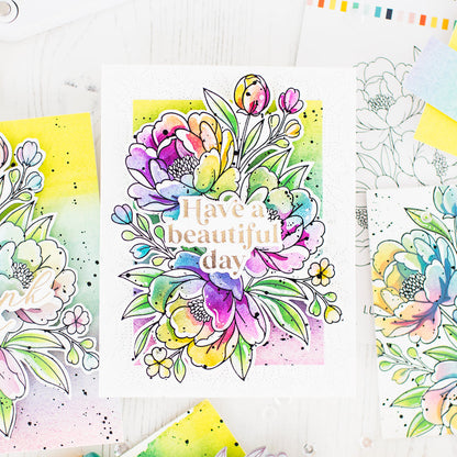 Essential Sentiments Press Plate & Die Set