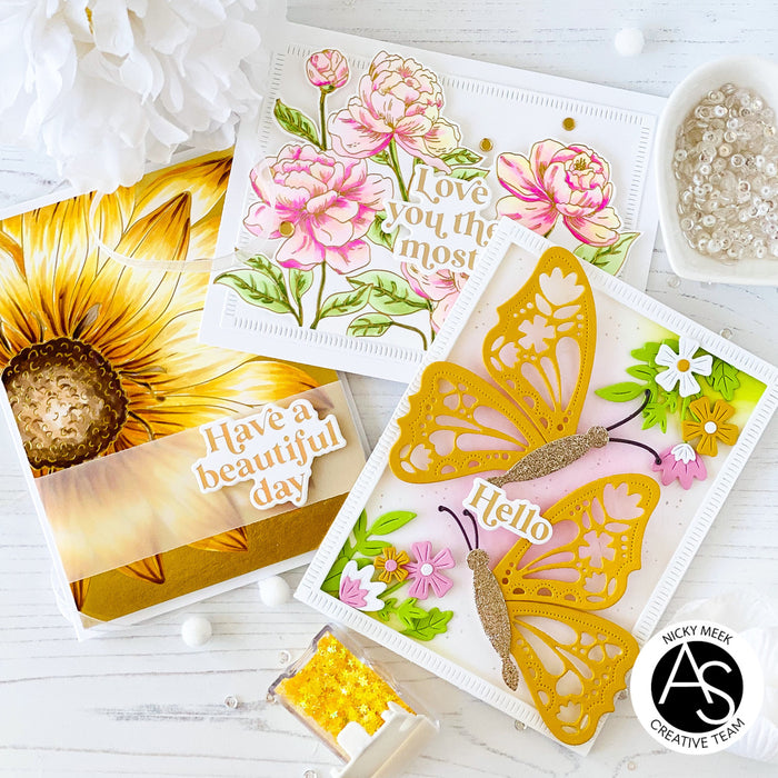 Essential Sentiments Press Plate & Die Set