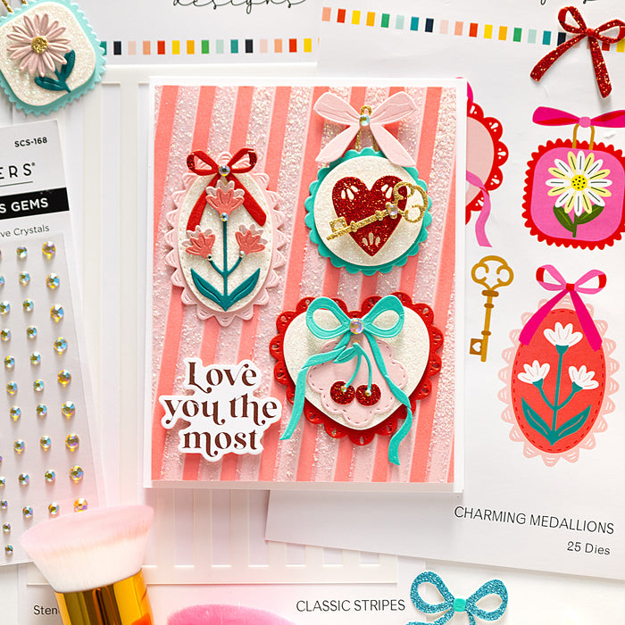 Essential Sentiments Press Plate & Die Set
