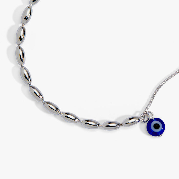 Evil Eye Pull Chain Bracelet