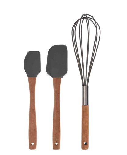 Excellent Houseware 3 Piece Tool Set - Grey