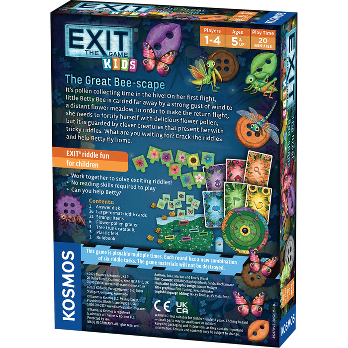 EXIT: The Game - Kids - The Great Bee-scape Games Thames & Kosmos