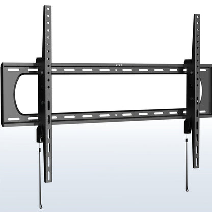 A black heavy duty tilting TV wall mount designed for extra large screens.
