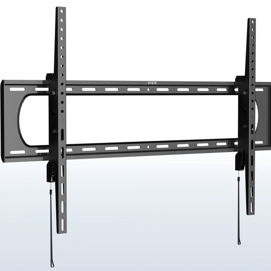 A black heavy duty tilting TV wall mount designed for extra large screens.