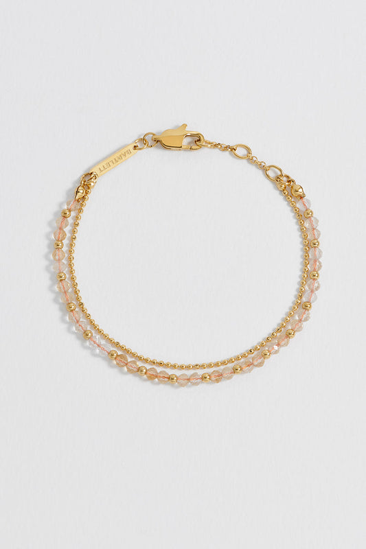 Faceted Citrine Duo Bracelet