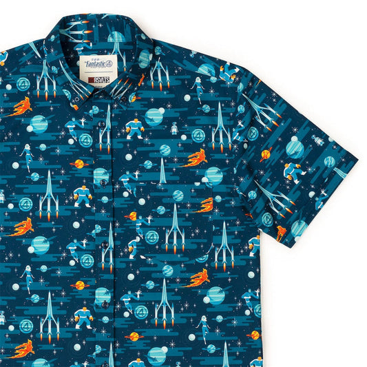 RSVLTS XS Marvel Short Sleeve Shirt Fantastic Four "Cosmic Escapades" – KUNUFLEX Short Sleeve Shirt Fantastic Four "Cosmic Escapades" – KUNUFLEX Short Sleeve Shirt