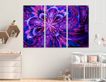 Fantastic Purple Abstract Canvas Print #1148