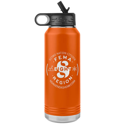 FEMA REGION EIGHT - 32 oz straw tumbler