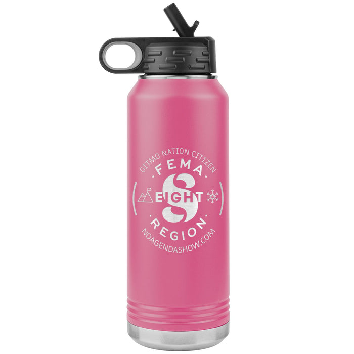 FEMA REGION EIGHT - 32 oz straw tumbler