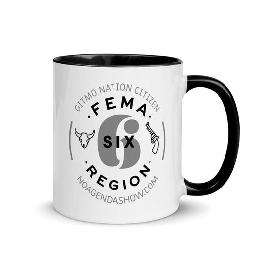 FEMA REGION SIX - accent mug