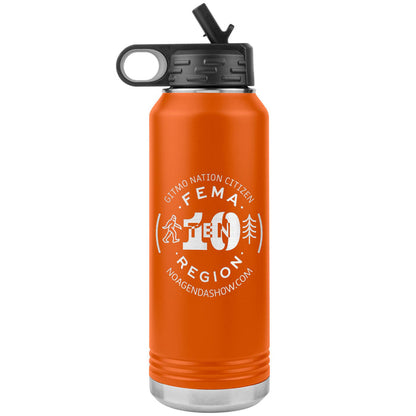FEMA REGION TEN - 32 oz straw tumbler