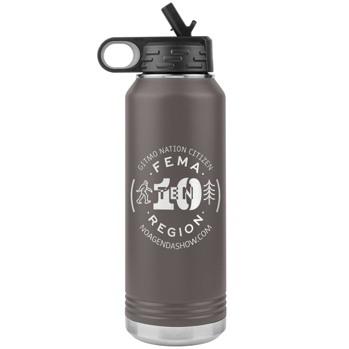 FEMA REGION TEN - 32 oz straw tumbler
