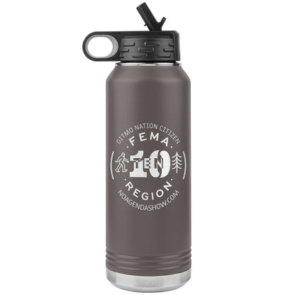 FEMA REGION TEN - 32 oz straw tumbler